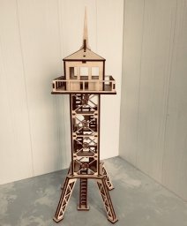 Макет "Военная наблюдательная башня 3d деревянная модель" 0