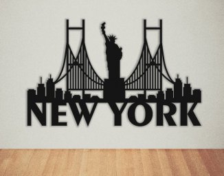 Макет "Настенное искусство Нью-Йорка" 0
