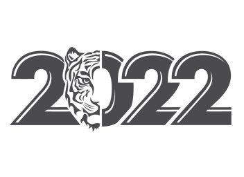 Макет "Гравировка год тигра 2022" 0