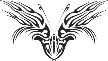 Племенная бабочка векторное искусство 46
