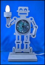 Макет "Робот-часы и ночник" 0