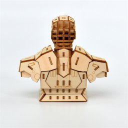 Макет "Железный человек 3d деревянный пазл" 3