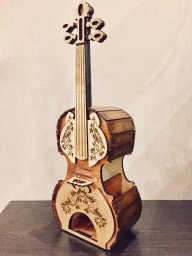 Макет "Чайный домик в форме гитары" 0