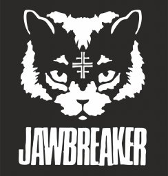 Макет "Jawbreaker кот наклейка вектор" 0