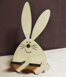 Макет "Милый кролик подставка для телефона" 0