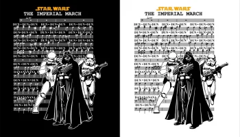 Макет "Звездные войны имперский марш"