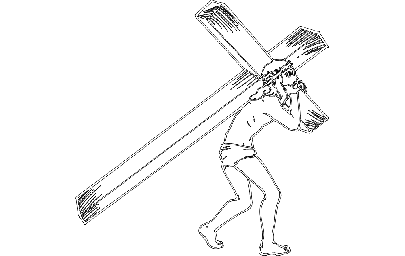 Макет "Христос с крестом" 0