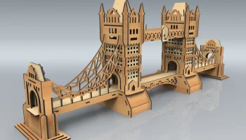Макет "Модель башенного моста"