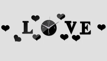 Макет "Часы с любовью"