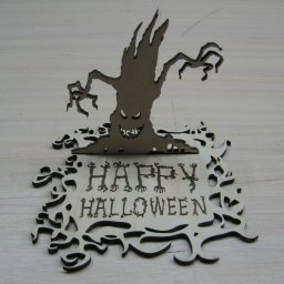 Макет "Счастливый Хэллоуин стоя декора деревянный знак" 0
