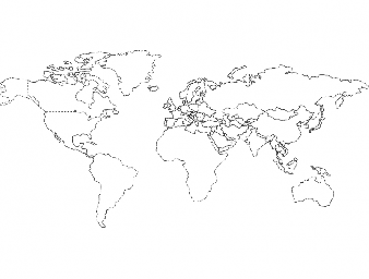 Макет "Карта мира" #7486484552 0