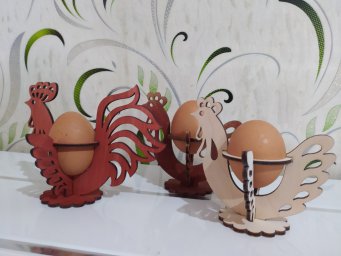Макет "Декоративный держатель для пасхальных яиц" 0