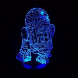 Макет "Звездные войны r2-d2 робот 3d светодиодный ночник" 0
