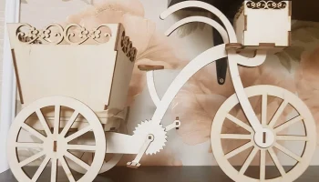Макет "Велосипед подставка для цветов велосипед плантатор"