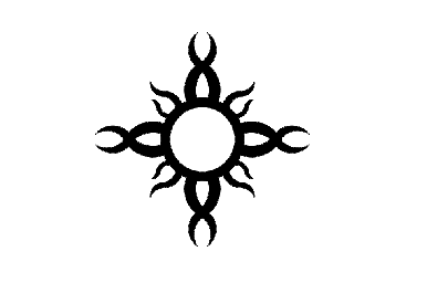 Макет "Племенное солнце" 0
