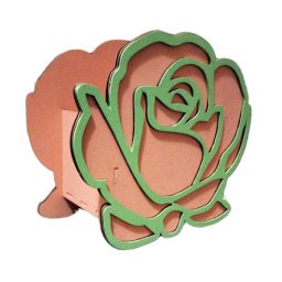 Макет "Коробка в форме розы подарки на день святого валентина коробка для цветов валентина" 0
