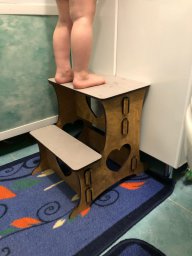 Макет "Кухонный стульчик для ног башня для малышей стульчик для ног" 1