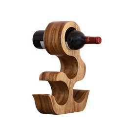 Макет "Кошка креативная деревянная подставка для вина" 0
