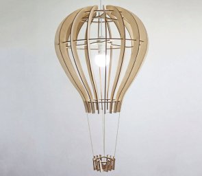 Макет "Шаблон потолочного светильника с дизайном воздушного шара" 0