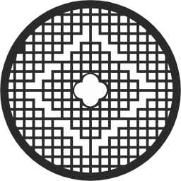 Макет "Векторный рисунок круглой решетки" 0