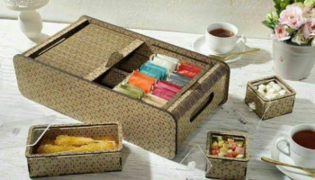 Макет "Коробка для чайных пакетиков"