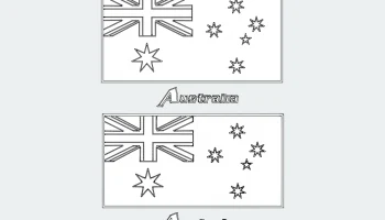 Макет "Флаг Австралии" #6429951710