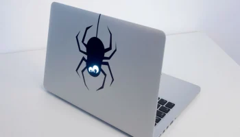 Layout "Sticker for laptop spider 12x20cm"