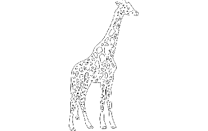 Макет "30 жираф" 0