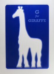 Алфавит жираф пазл для детей акрил 3 мм svg файл 3