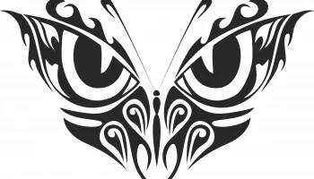Племенная бабочка векторное искусство 33