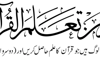 Макет "Хайр-о-кум (Коран) исламская каллиграфия вектор"