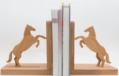 Макет "Подставки для книг в виде лошади" 0