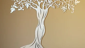 Макет "Декоративное настенное дерево"