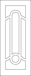Макет "Дизайн межкомнатной деревянной двери из мдф вектор" 0