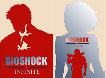 Макет "Bioshock infinite elizabeth плакат вектор" 0