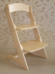 Макет "Детская мебель стульчик для кормления растущий стул" 0