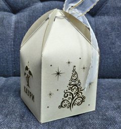 Макет "Коробка для подарков на свадьбу и вечеринку" 0