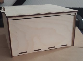 Макет "Простая деревянная коробка" 1