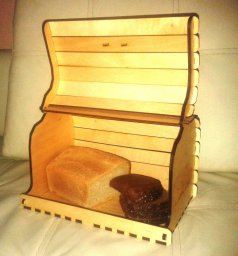 Макет "Хлебный ящик корзина для хлеба с крышкой корзина для хлеба хранение хлеба" 0