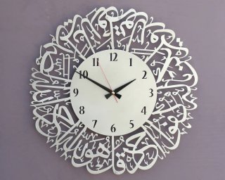 Макет "Настенные исламские часы с сурой Аль-Ихлас" 0