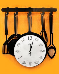 Макет "Настенные часы для кухонной утвари" 0