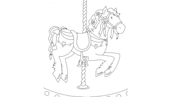 The layout of the "Horse carousel" #3004408487