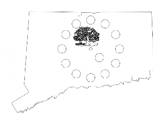 Макет "Карта штата Чартерный дуб" 0