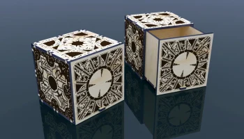 Макет "Коробка для хранения головоломок Hellraiser 4 мм"