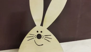 Макет "Милый кролик подставка для телефона"