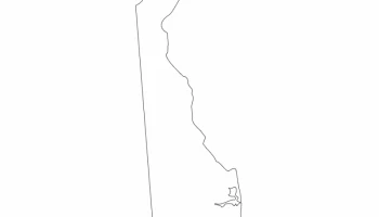 Макет "Карта штата Делавэр (de)"