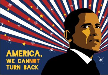 Макет "плакат Обамы" 0