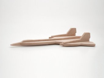 Макет "Самолет 3d пазл lockheed sr-71 деревянная модель 6 мм svg файл" 0