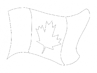 Макет "Флаг Канады" 0