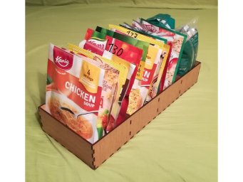 Макет "Органайзеры для пакетов с едой" 0